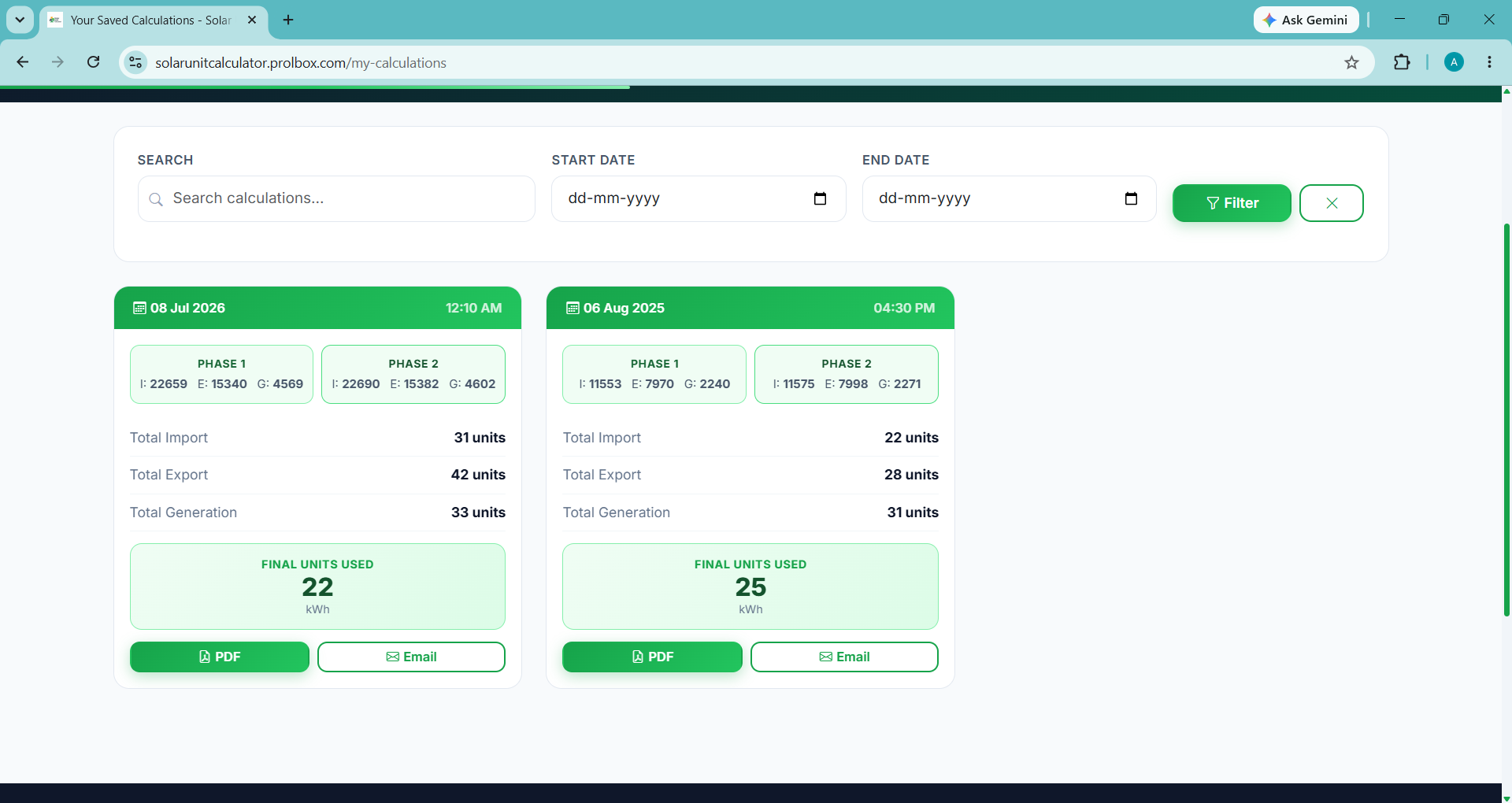 Second Solar Unit Calculator - Screenshot 25